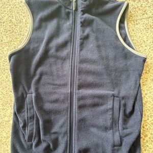 Peter Millar Charcoal Fleece Vest